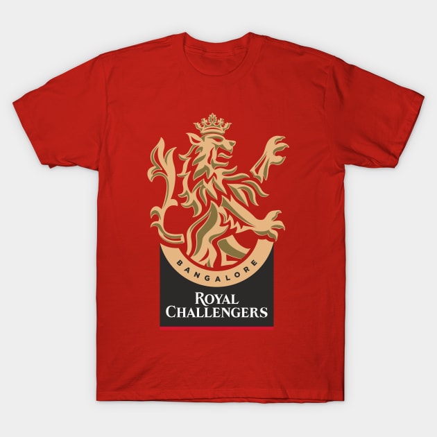 Royal challengers bangalore IPL Team RCB Dubai T-Shirt by lettersbysid